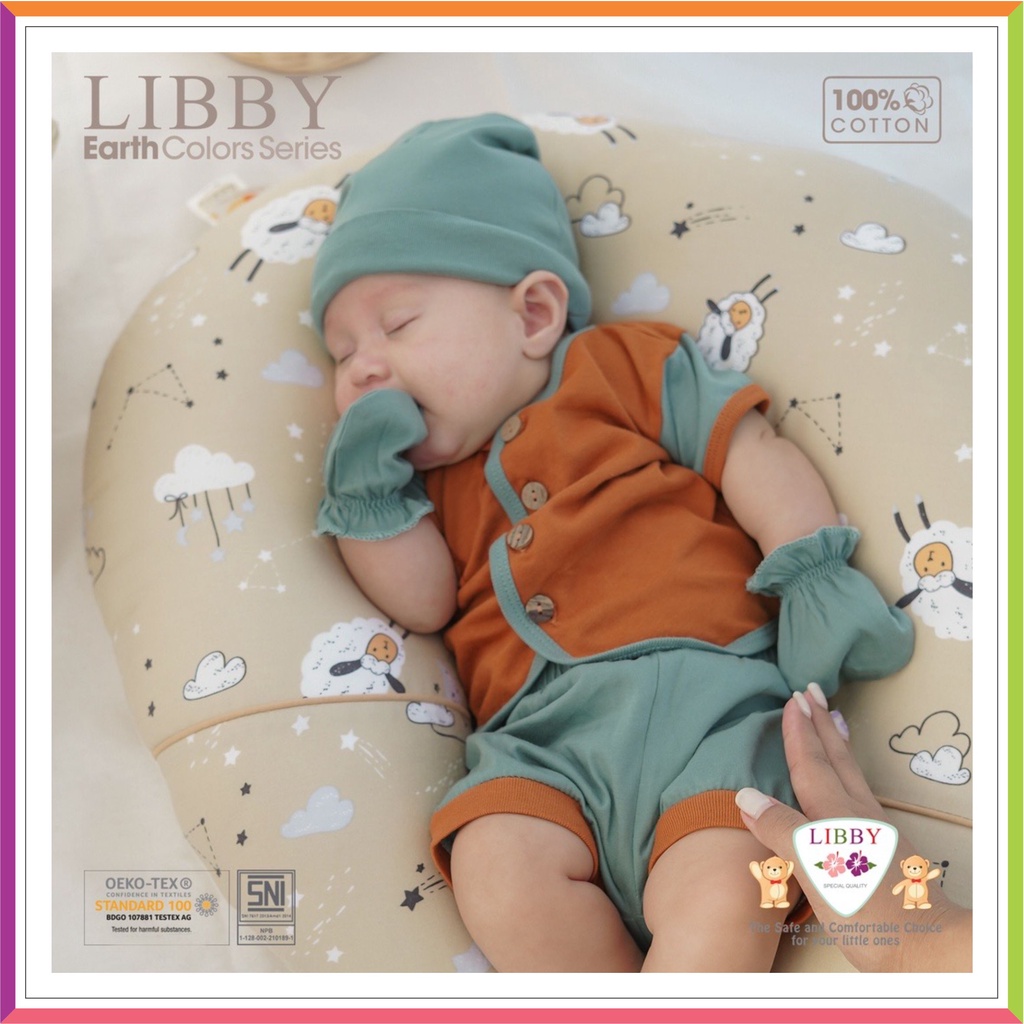 LIBBY COMFY SET KOMBINASI | EARTH COLOR SERIES | SETELAN LIBBY KANCING ❤ Fashionbabies ❤