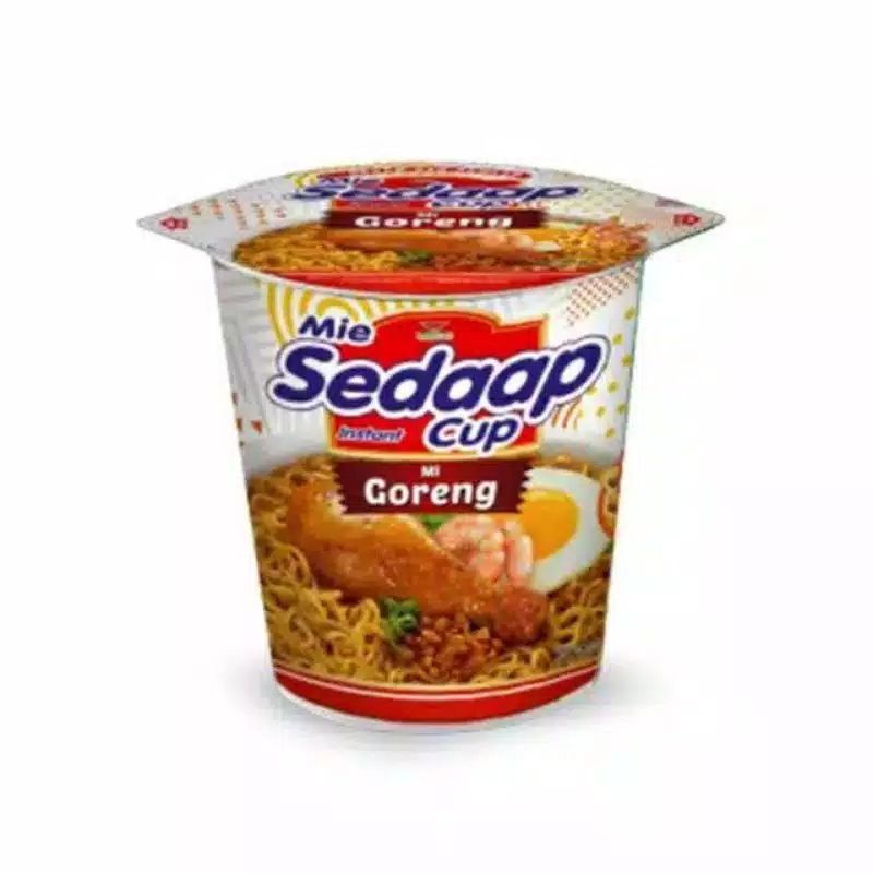 

Mie Sedaap cup goreng 75 gram per toples