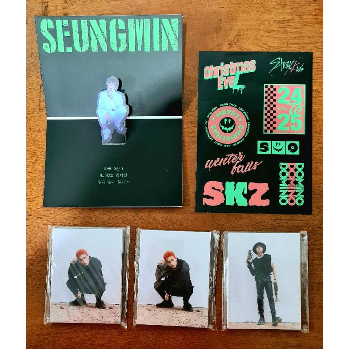 Stray Kids Noeasy Mini photobook Sticker Christmas Evel Pop up card Seungmin SKZ