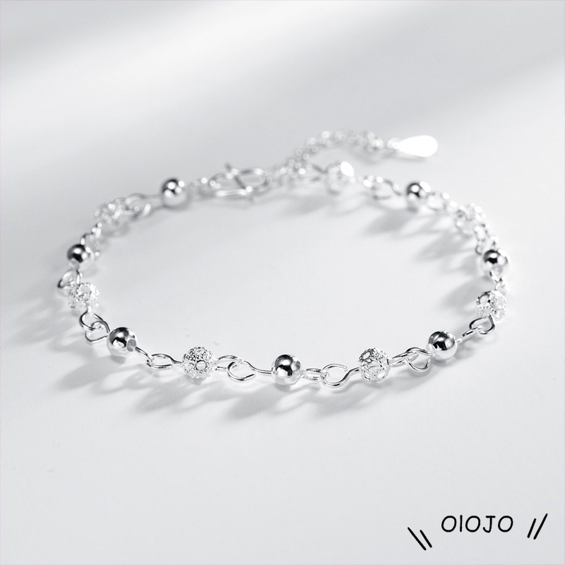 Gelang Kaki Sterling Silver 925 Gaya Korea Untuk Wanita Aksesoris Fashion - ol