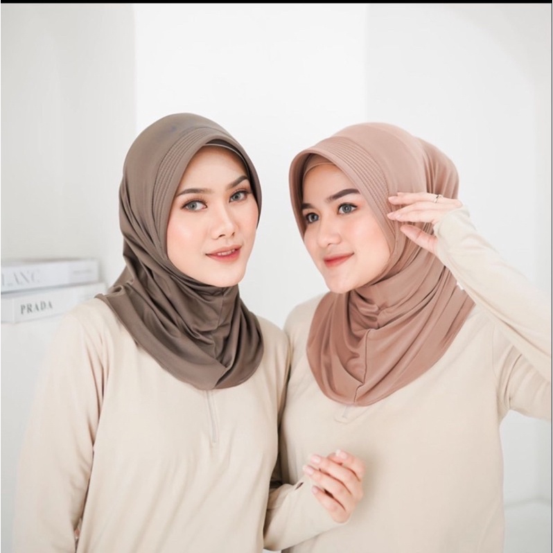 HIJAB INSTAN SPORT/HIJAB VOLLY INSTAN MURAH