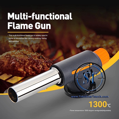 Pistol Portable Gas Torch 1300C / BBQ Blow Torch / Flame Gun / Korek Gas Torch Hi Cook Cocok Untuk di Dapur - FIRETRIC 807
