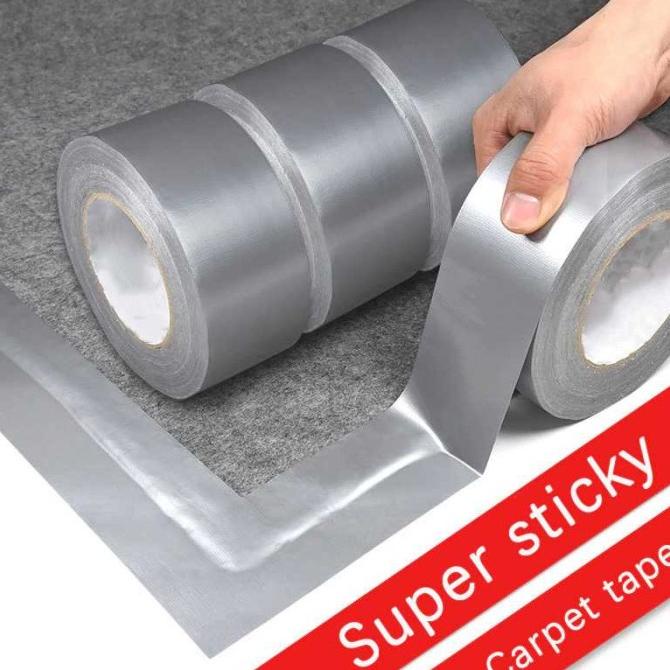 

(BISA COD) Lakban Selotip Karpet Super Sticky Cloth Floor Duct Tape 40MM x 10M BERKUALITAS Kode 701