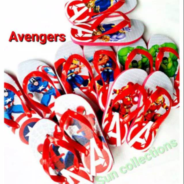 Sandal Anak Karakter Avengers Series