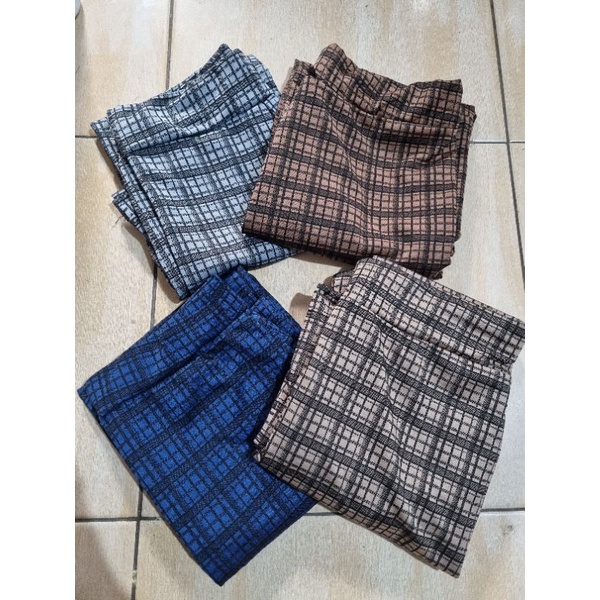 ROK SPAN TARTAN//ROK SPAN KOTAK//ROK SPAN SPANDEX WOLL