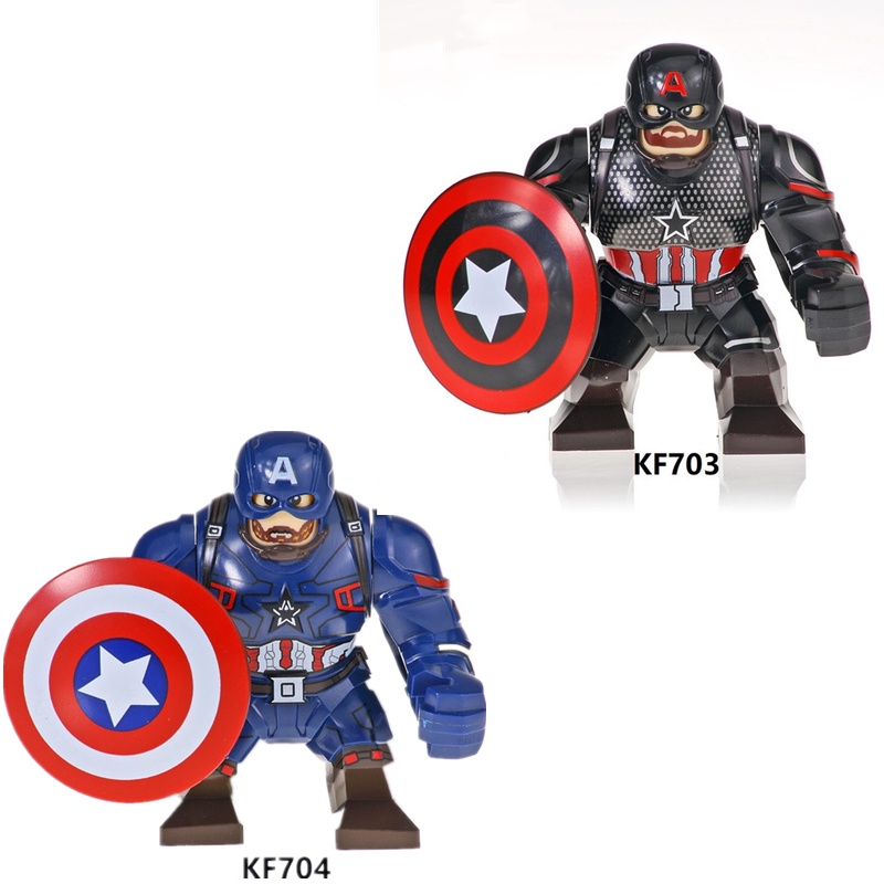 Mainan Action Figure Mini Model Superhero Marvel Captain America Dengan Topeng Perisai Untuk Anak