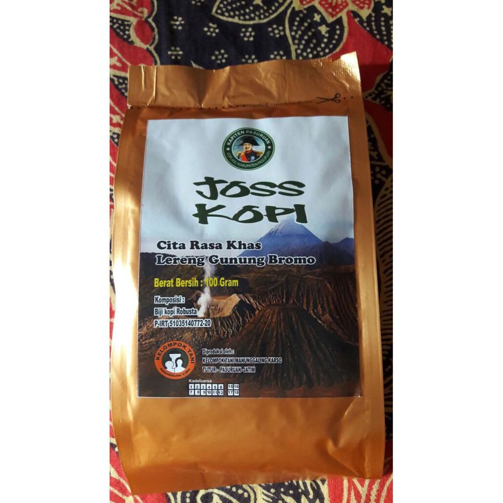 

HIPSI - Joss Kopi 100 Gram Cita Rasa Khas Lereng Gunung Bromo