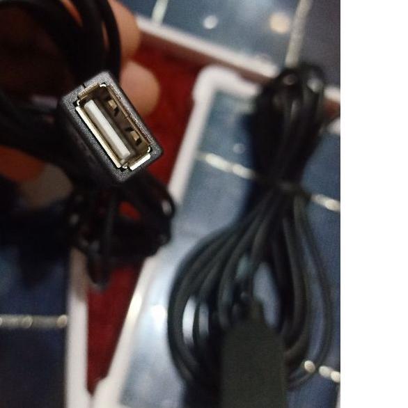 ➻ solar cell/panel solar + colok female DIY 5v 1,1wp ➯