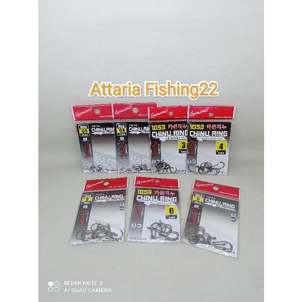 Pancing Mata Kail Gamamis Chinu Ring 1053 Balck