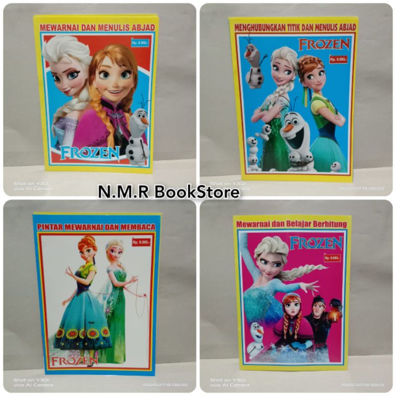 buku anak//buku mewarnai//frozen