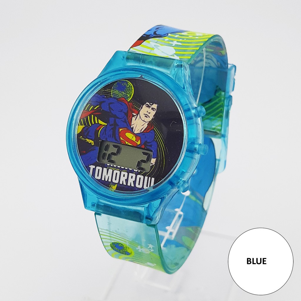 JAM TANGAN SUPERMAN JT0982 ANAK GROSIR MURAH