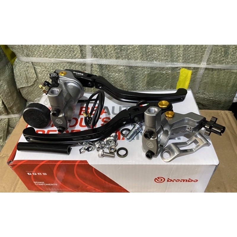 NEW MASTER REM BREMBO MODEL RCB NEW FULL CNC FULL SET KIRI KANAN AEROX LEXI VIXION MIO FINO BEAT SCOOPY FI BEAT FI SONIC FU TIGER SUPRA TIGER RXKING DLL-Corsa corta rcs19