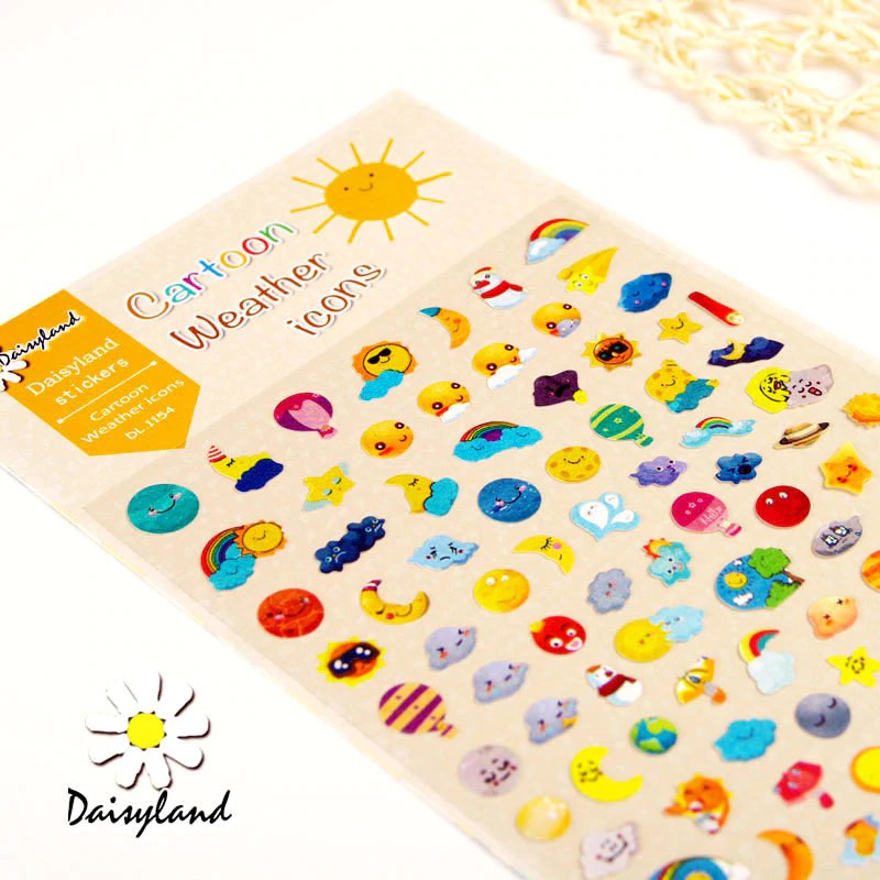

INDORETAIL | Hot Sale Cute Kartun Cuaca Desain Hewan Peliharaan Alat Tulis Stiker DIY Diary Galeri