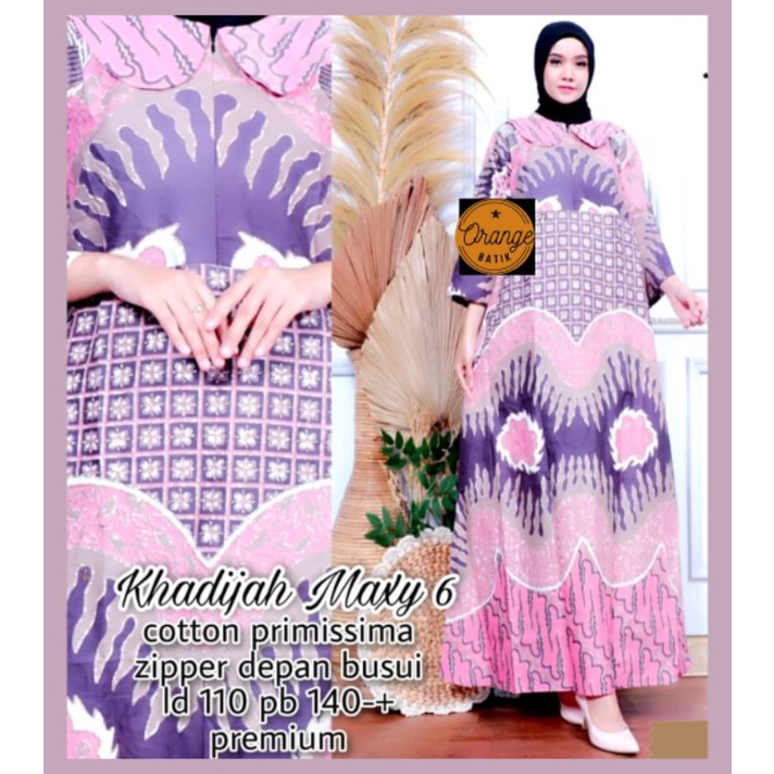 Gamis Abaya Longdress Batik Premium