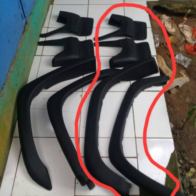 Over fender kijang grand/super/long/jantan/extra bagian belakang kanan kiri