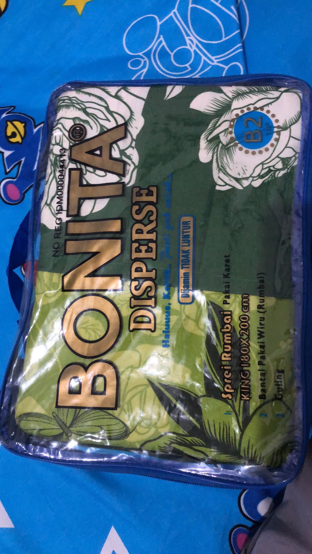 Bonita Sprei Rumbai Rempel Ukuran 180x200 No 1 Seprei Rumbay Adem Murah Sprey Rampel - Ijn Plaza