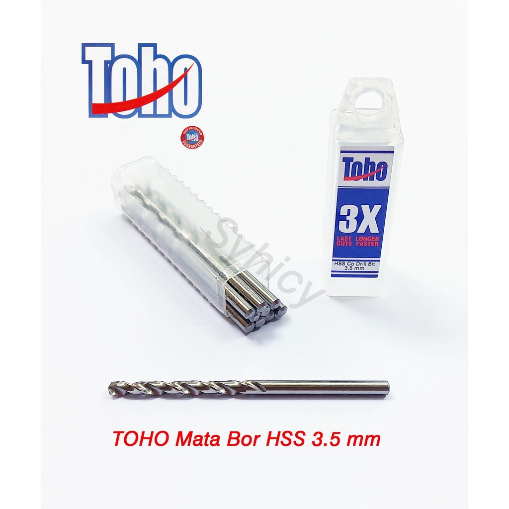 Mata Bor HSS 3.5 mm TOHO per pcs