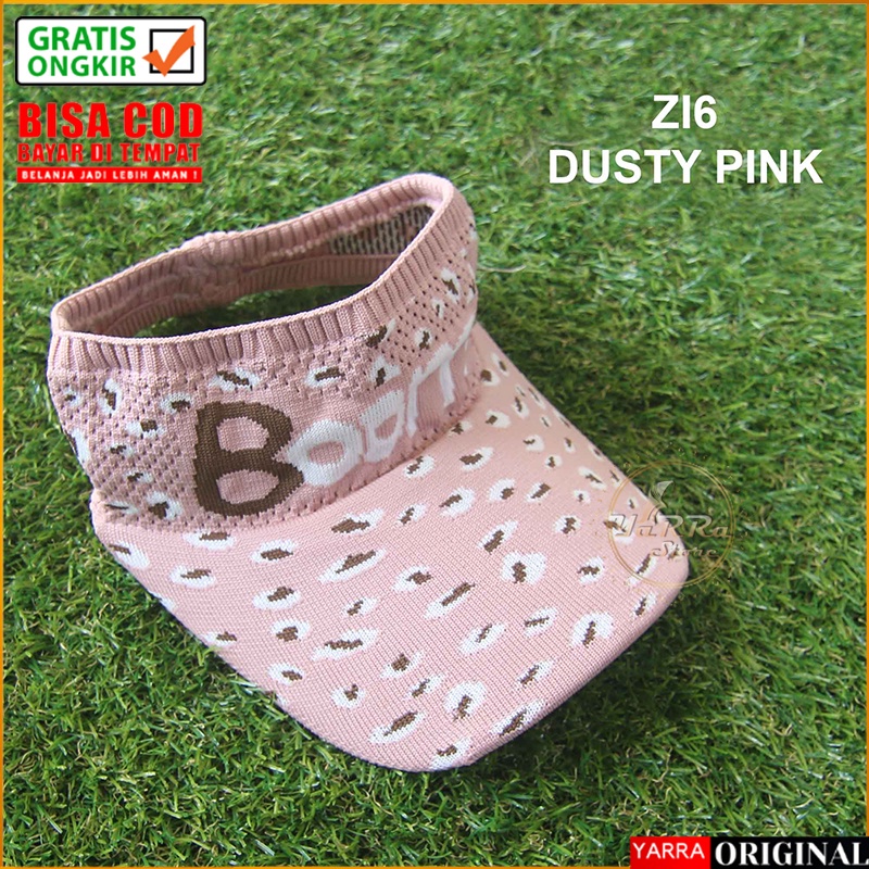 TOPI ANAK PEREMPUAN MOTIF HELLO KITTY VISOR RAJUT SENAM ZUMBA CAP KIDS LAKI LAKI IMPORT KOREA ZG-Zi6 DUSTYPINK