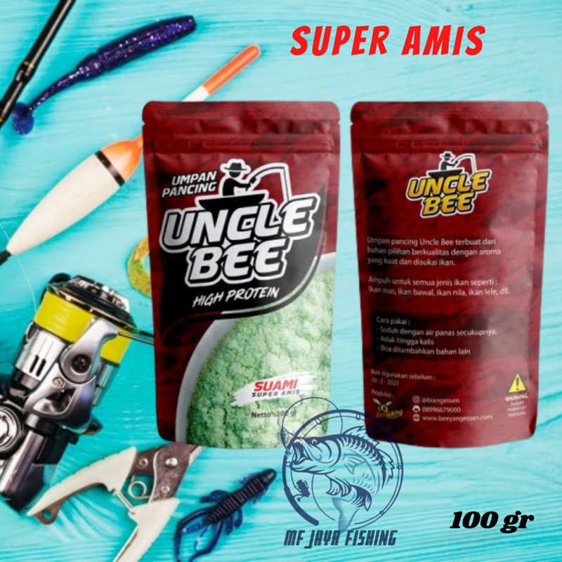 UMPAN LELE GALATAMA TERBAIK UMPAN PANCING LELE UNCLE BEE SUPER AMIS 100GR