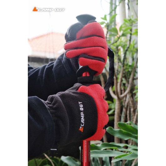 Camp Out Sarung Tangan Polar Tebal - Glove Outdoor Camping Gunung