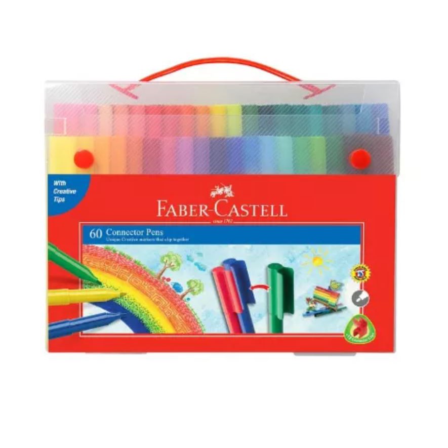 Connector Pen Faber Castell 60 Warna