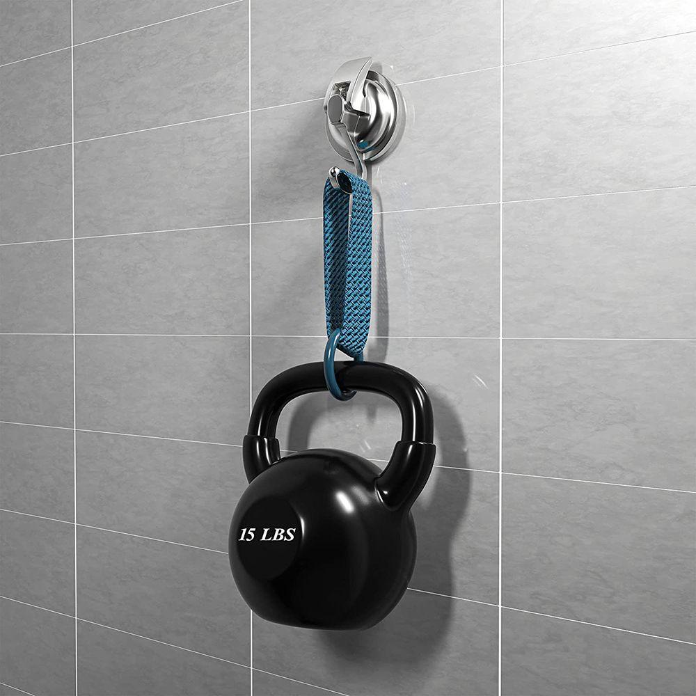 Solighter Suction Cup Hooks Tanpa Meninju Shower Kamar Mandi Poles Heavy Duty