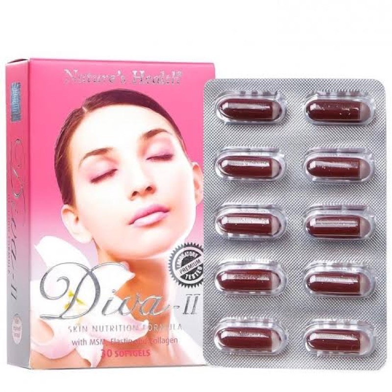 NATURE’S HEALTH DIVA II COLLAGEN KULIT KECANTIKAN NEW KEMASAN