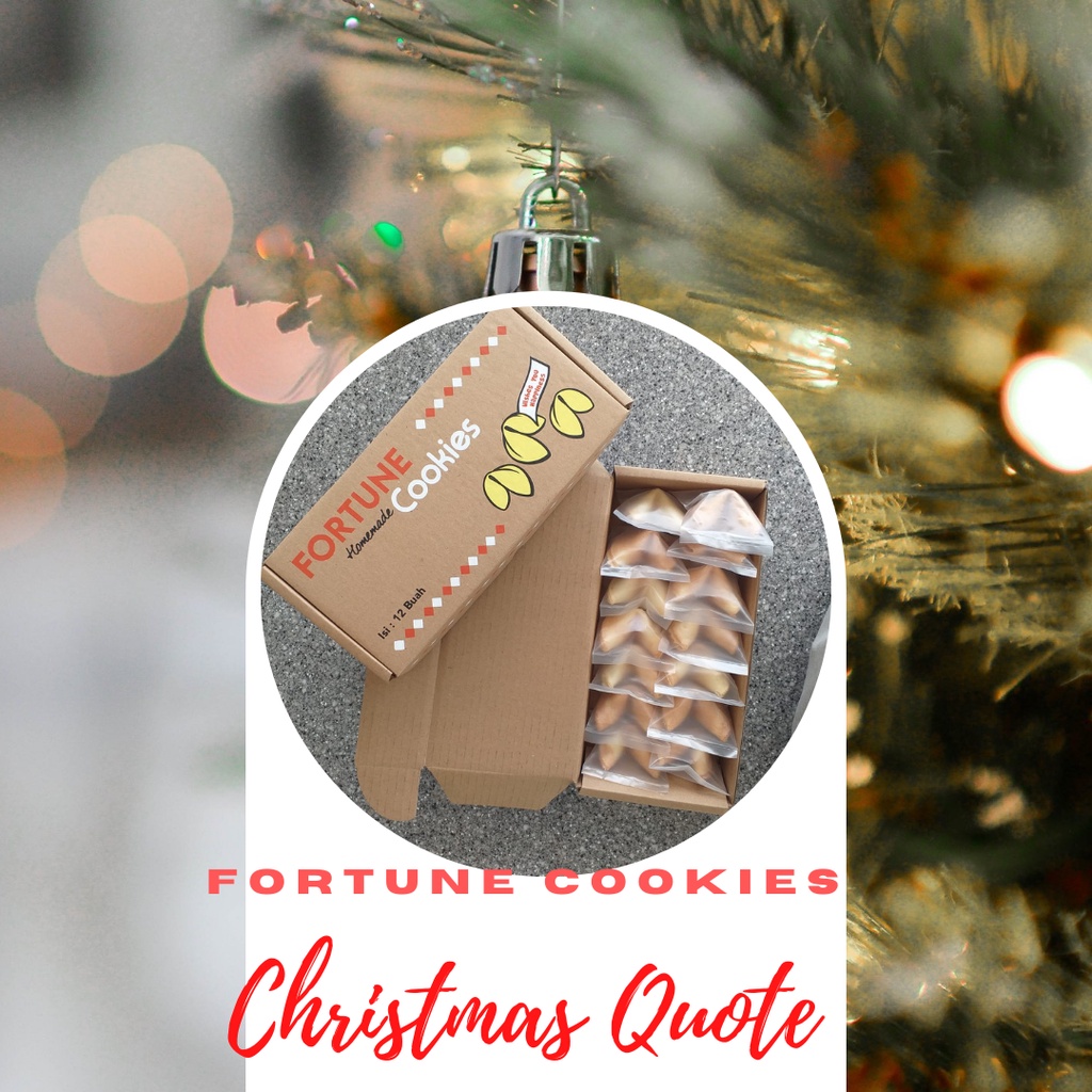 

Fortune Cookies Original quote Natal dan atau Tahun Baru
