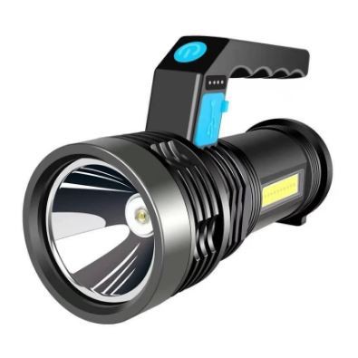 Senter LED Super Terang Rechargeable Plus Cob Senter Led Jarak Jauh X5