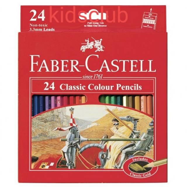 Pencil Warna Faber Castell Classic isi 12/24/36/48