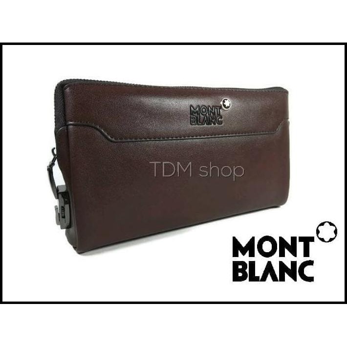 GRATIS ONGKIR HANDBAG TAS TANGAN PRIA MONTBLANC IMPORT - HITAM