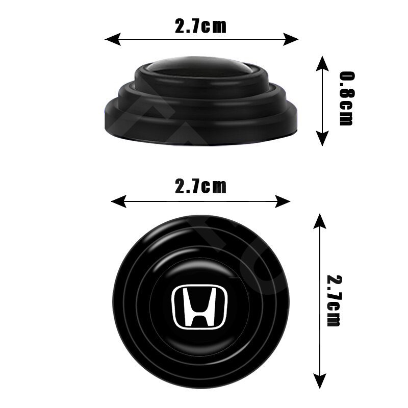 4/8/12 Pcs Bagasi Pad Pintu Shock Stiker Universal Absorber Buffer Bantal Peredam Suara Untuk Honda Brio Freed City Civic CRV HRV BRV