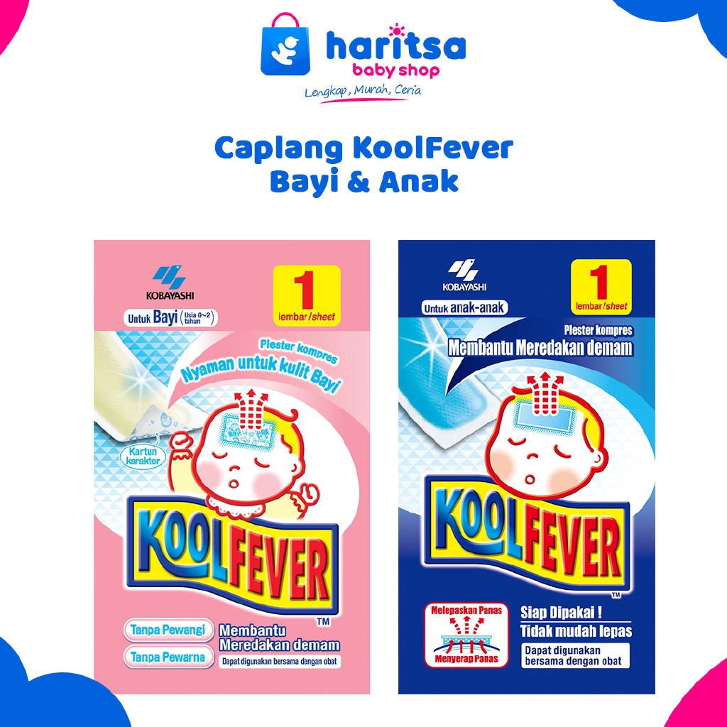 Caplang Koolfever Bayi &amp; Anak / Pereda Deman Bayi &amp; Anak