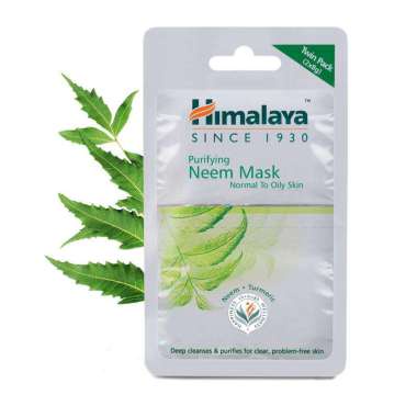 Himalaya Purifying Neem Mask Sachet 16 ml Twin Pack | HIMALAYA MASK SACHET  BY beautyPAL
