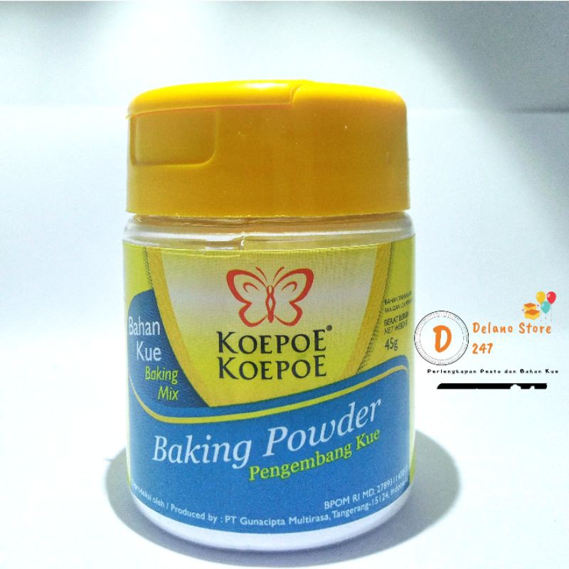 

Baking Powder Koepoe Koepoe (Pengembang Kue) 45gr