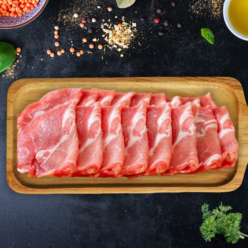 

Daging babi Slice Samgyeopsal dan SHABU SHABU