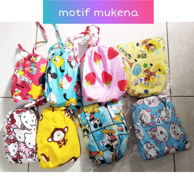 Mukena anak karakter PILIH MOTIF usia 1 sd 6 tahun