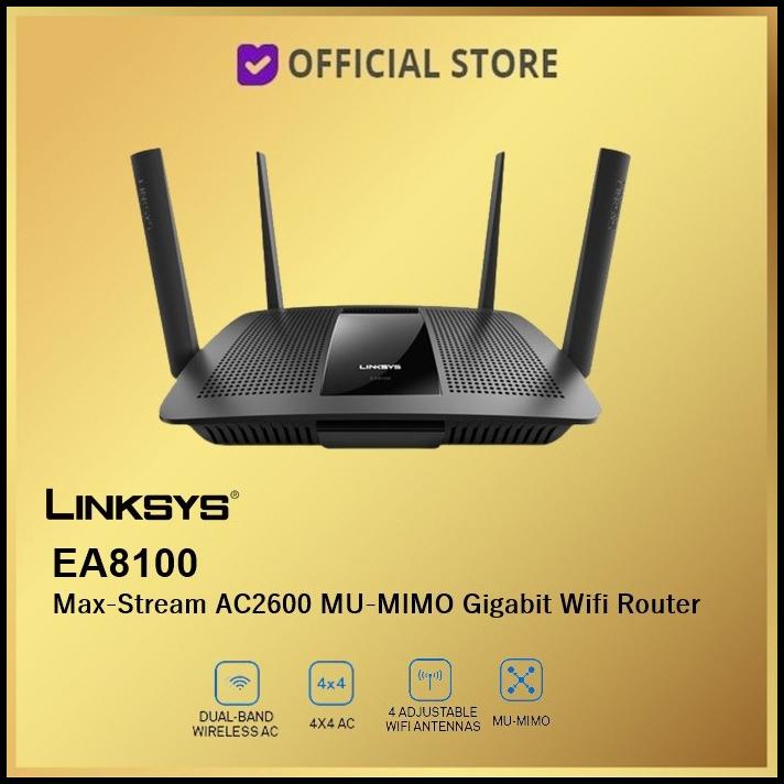 Linksys Ea8100-Ah Max-Stream Ac2600 Wireless Router Ea8100 Ac 2600