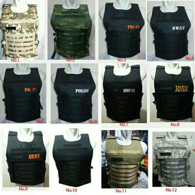 Rompi / Vest / Outerwear / Rompi Parasut / Pakaian Pria / Rompi Anti Angin