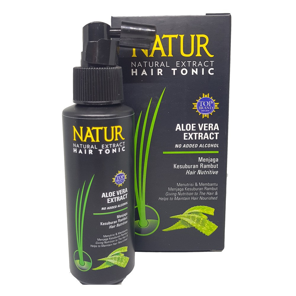 Natur Natural Extract Hair Tonic Aloe Vera 90 ml / Hair Tonic  Pelembab Rambut Nature Extract