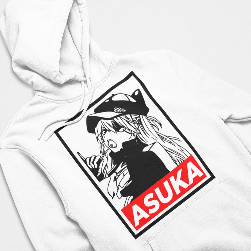 Hoodie Asuka Langley Neon Genesis Evangelion Anime Manga Premium