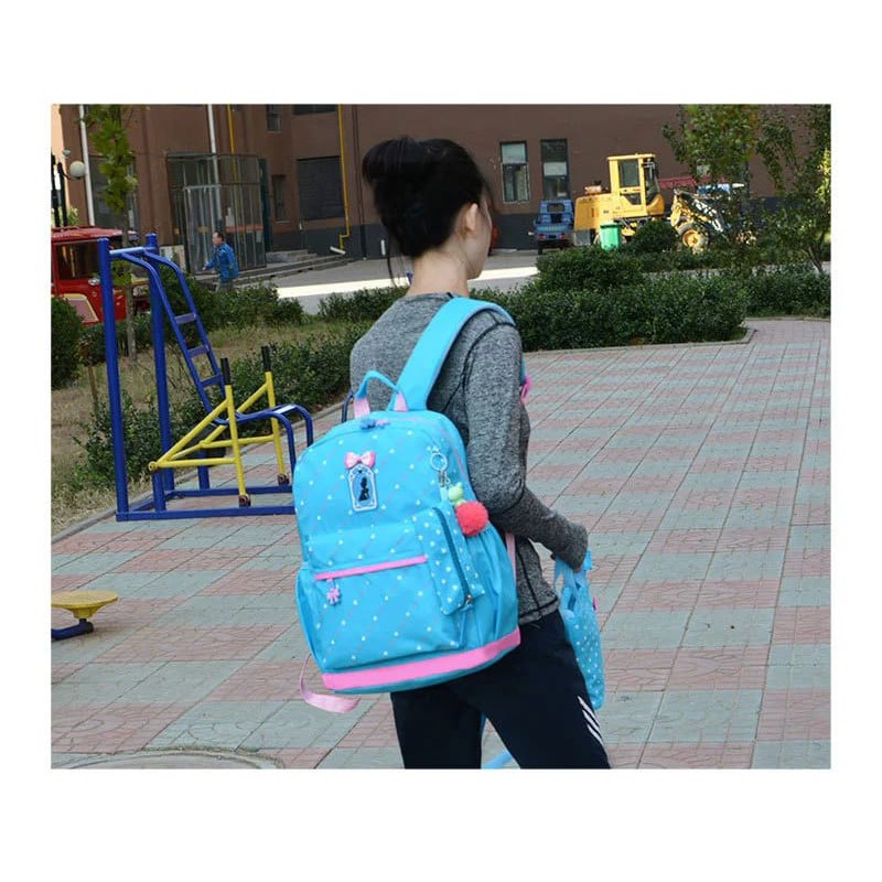 Tas Ransel Perempuan Dewasa/ Anak Sekolah Tas Mirror Backpack Multifungsi