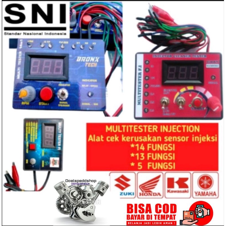 MULTITESTER Digital F1.alat Cek Kerusakan sensor injeksi alat riset motor