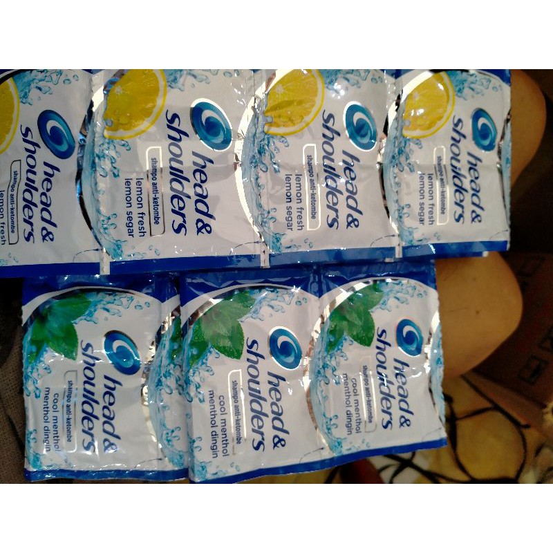 shampo head&amp;shoulders rt,12pasang/24pcs.