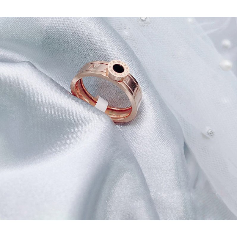 Cincin Titanium Mini Korea Wanita CK128 warna bisa untuk cincin kawin nikah fashion