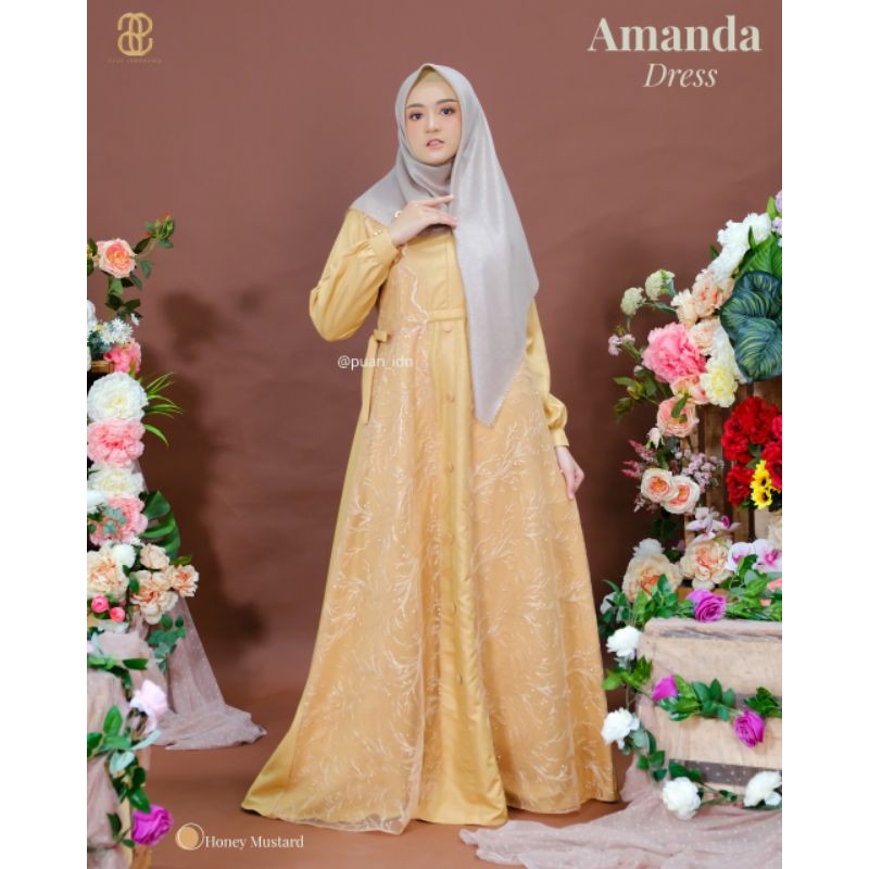 Amanda Dress Eksklusif by Puan Indonesia
