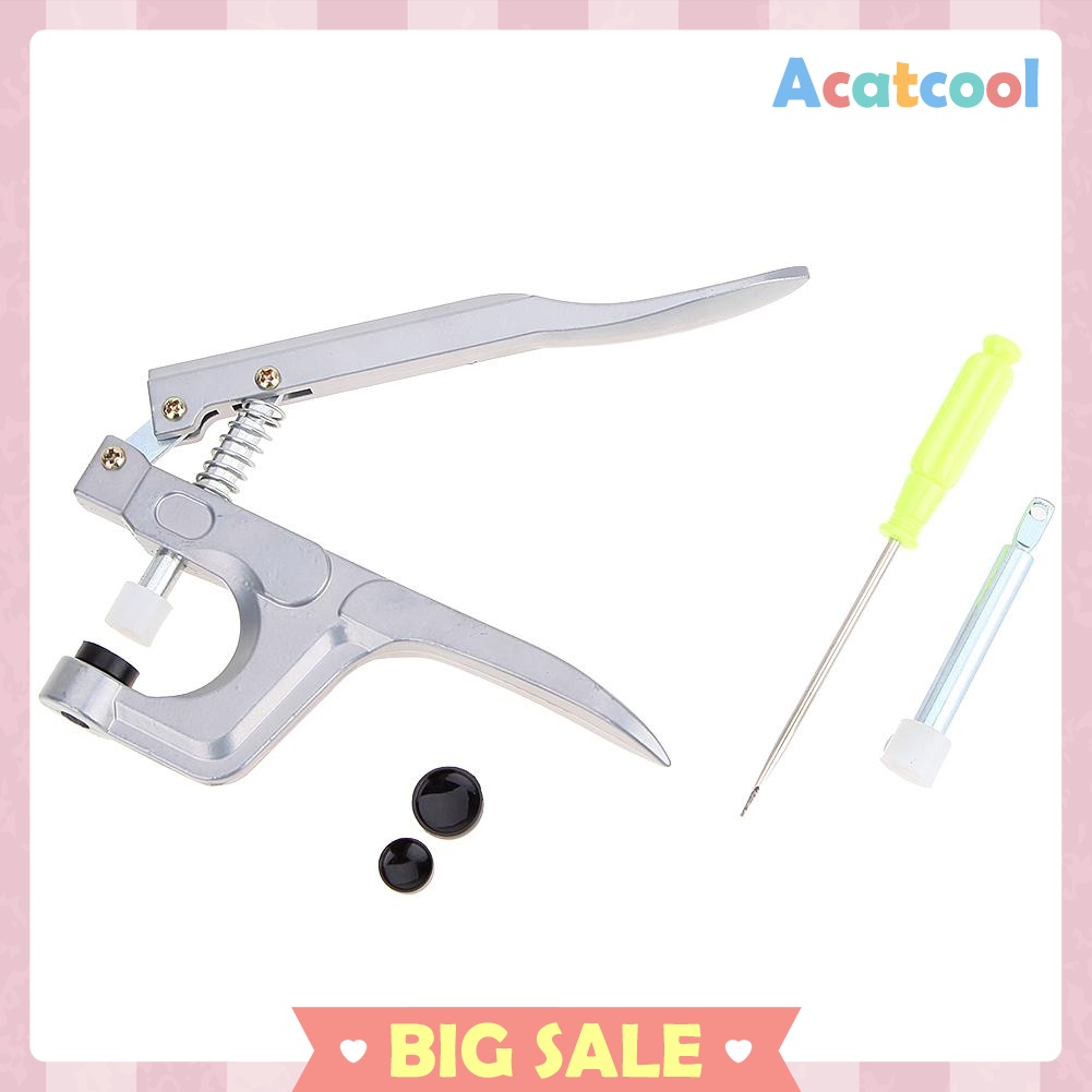 Fastener Snap Pliers 150 pcs Resin Plastic Fastener Button Press Tools
