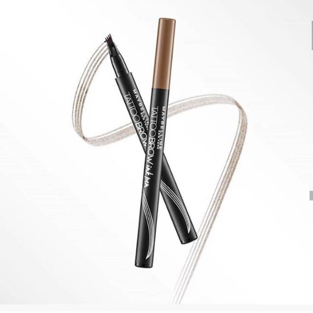 MAYBELLINE TATTO EYEBROW INK PEN (NATURAL BROWN AND RED BROWN)
