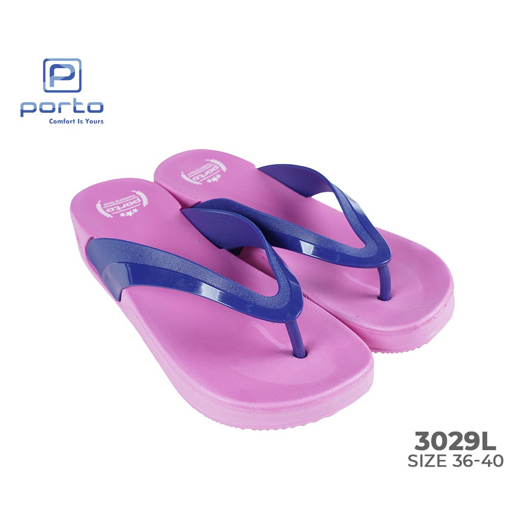 RTMart x Porto - Sandal Wanita Sandal Jepit Casual Santai Sandal Rumah Karet Terbaru 3029L