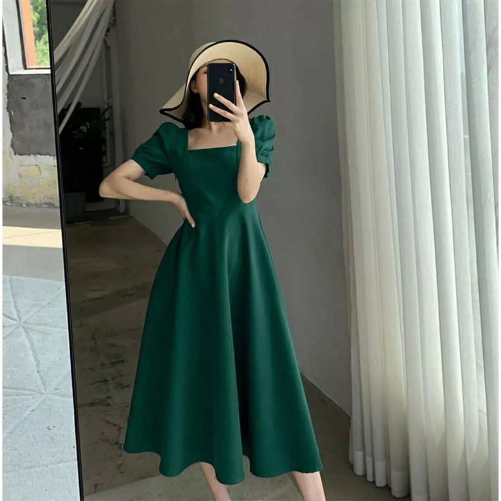 Toply shop  COD  NEW Dres wanita ananda / Dres korea style / pakaian wanita